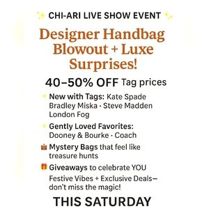 Designer Handbag Blowout Prices Have Been Dropped